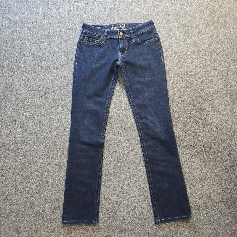 DL1961 Jeans Women Size 26 Blue Denim Kate Slim Straight Stretchy Capsule Casual